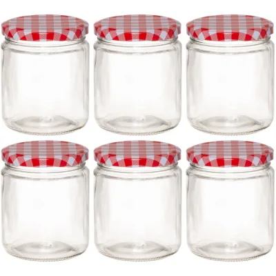 Marjukka Syltetøjsglas 340 ml 6-pak