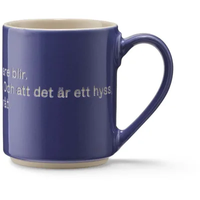 Design house stockholm Astrid Lindgren mugg, Hyss hittar man inte på