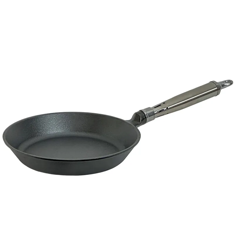 Ronneby bruk Maestro støbejernstegepande med udadgående kant, 24 cm