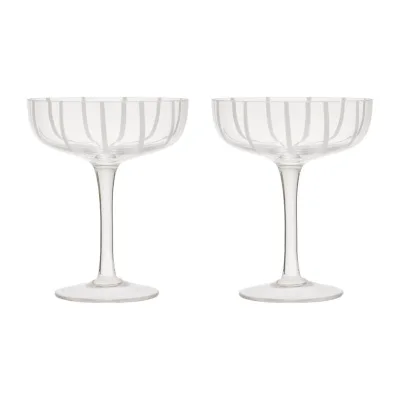Oyoy living design Mizu coupeglas, klar, pakke med 2