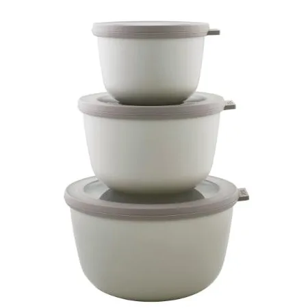 Mepal Cirqula Skålesæt - Høj - Nordic white - 3 stk.