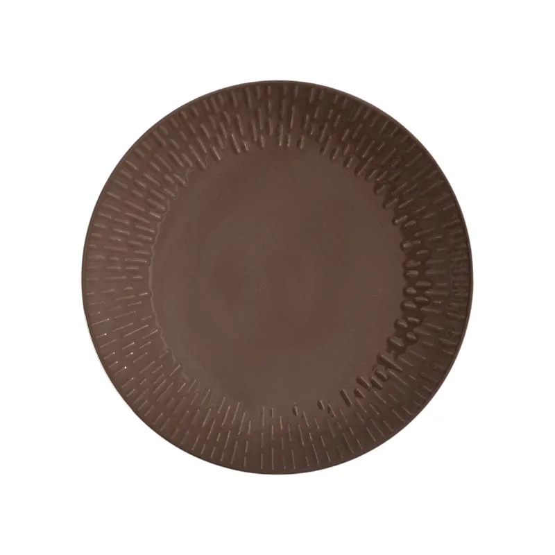 Aida Confetti frokosttallerken 24 cm, chokolade