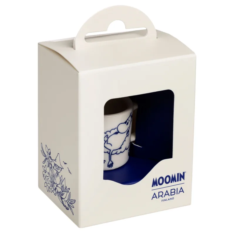 Moomin arabia Mumi Haru minikrus, blå/hvid