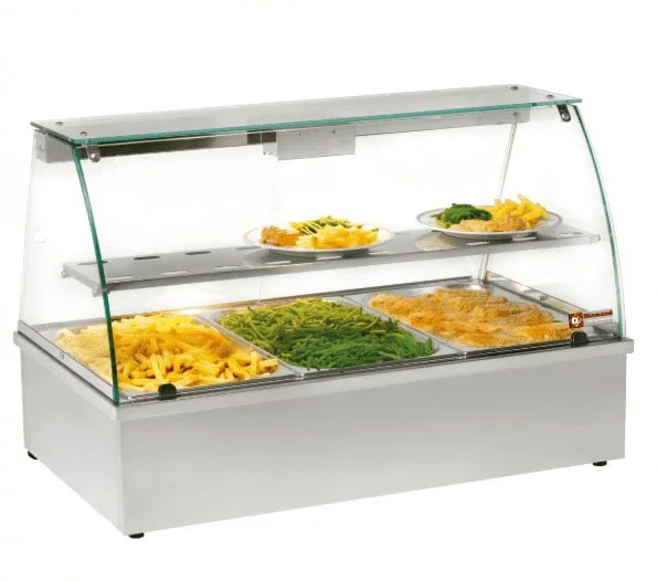 Diamond varmemontre med bain marie 3x GN 1/1