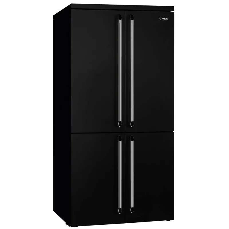 Smeg Victoria FQ960BL6 French Door kombiskab, sort