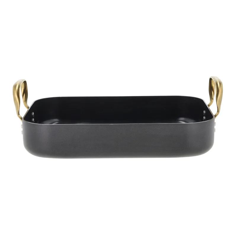 Holm Brasserie bageform 34 x 26 x 8 cm, sort