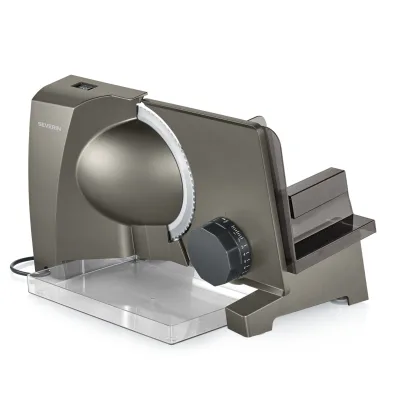 Severin Pro AS 3918 skæremaskine med dobbeltklinger — Dark Inox