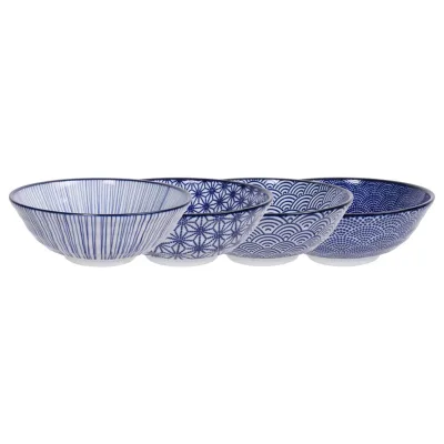 Tokyo design studio Nippon Blue skål 21 cm. 4 stk.