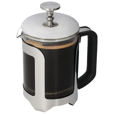 La Cafetière Roma Stempelkande 4 kopper, rustfrit stål