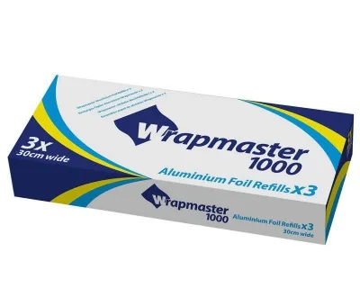 Alufolie til Wrapmaster 1000 - 3 rl/pk