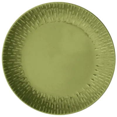 Aida Confetti tallerken 24 cm, olive