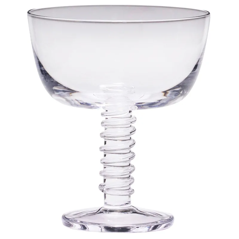 Hübsch Clink Champagneglas, klar