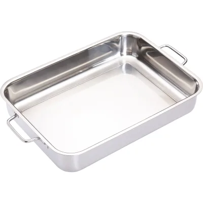 Masterclass Heavy Duty ovnfast fad 37 x 27 cm, rustfrit stål