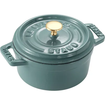 Staub La Cocotte minigryde 10 cm, eukalyptusgrøn