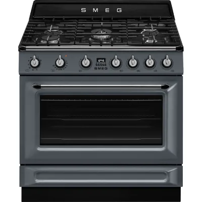 Smeg Gaskomfur Victoria TR90GMGR 90 cm, grå