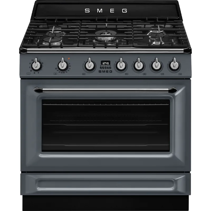 Smeg Gaskomfur Victoria TR90GMGR 90 cm, grå