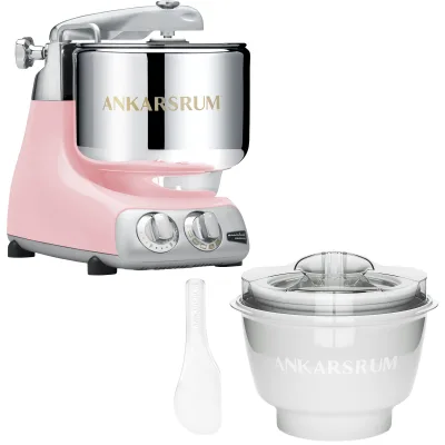 Ankarsrum Assistent Original AKM6230CP + Ismaskine, Cloudy Pink