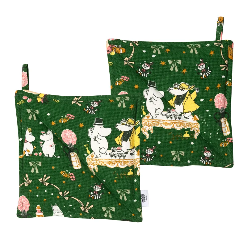 Moomin arabia Mumi grydelapper 22 x 22 cm, kærlighedsgave
