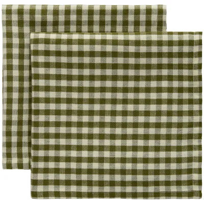 Decotique Oliva serviet, grøn, 2 stk.
