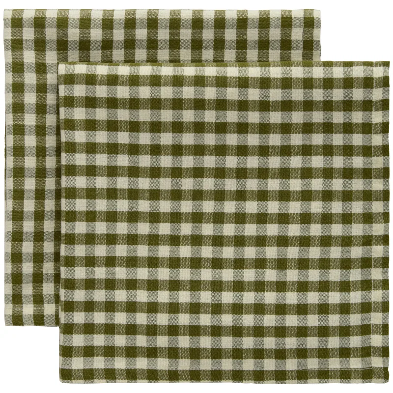 Decotique Oliva serviet, grøn, 2 stk.