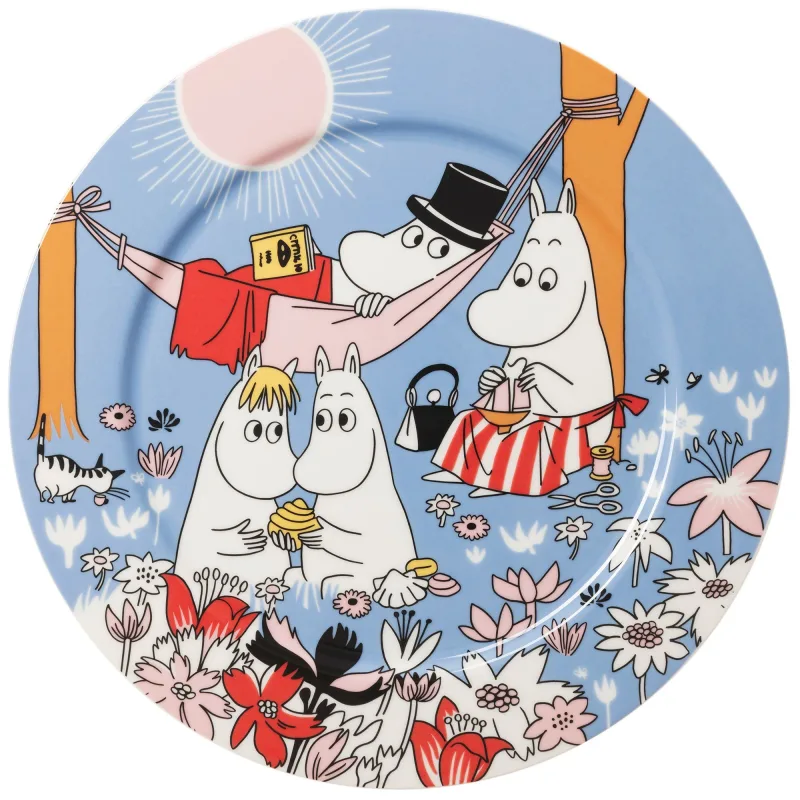 Moomin arabia Mumi serveringsfad 30 cm, Familiehygge