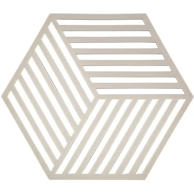 Zone Hexagon bordskåner, varm grå