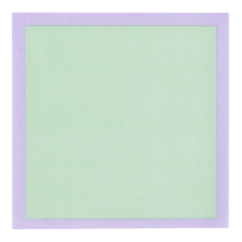 Iittala Play Papirserviet 33x33 cm, mint/lilla