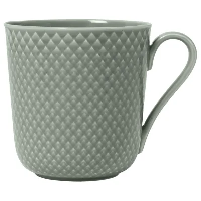 Lyngby porcelæn Rhombe Earth krus 39 cl, moss
