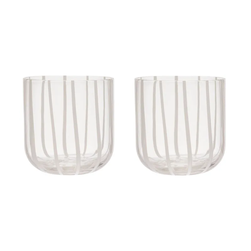 Oyoy living design Mizu vandglas, clear, pakke med 2