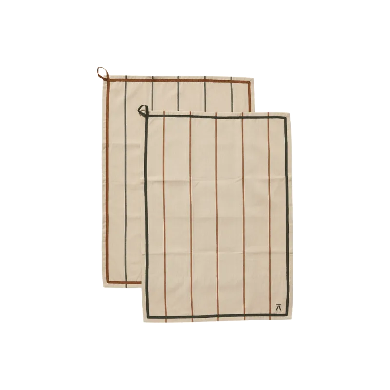 Andersen viskestykke 50x70 cm 2-pak - Creme