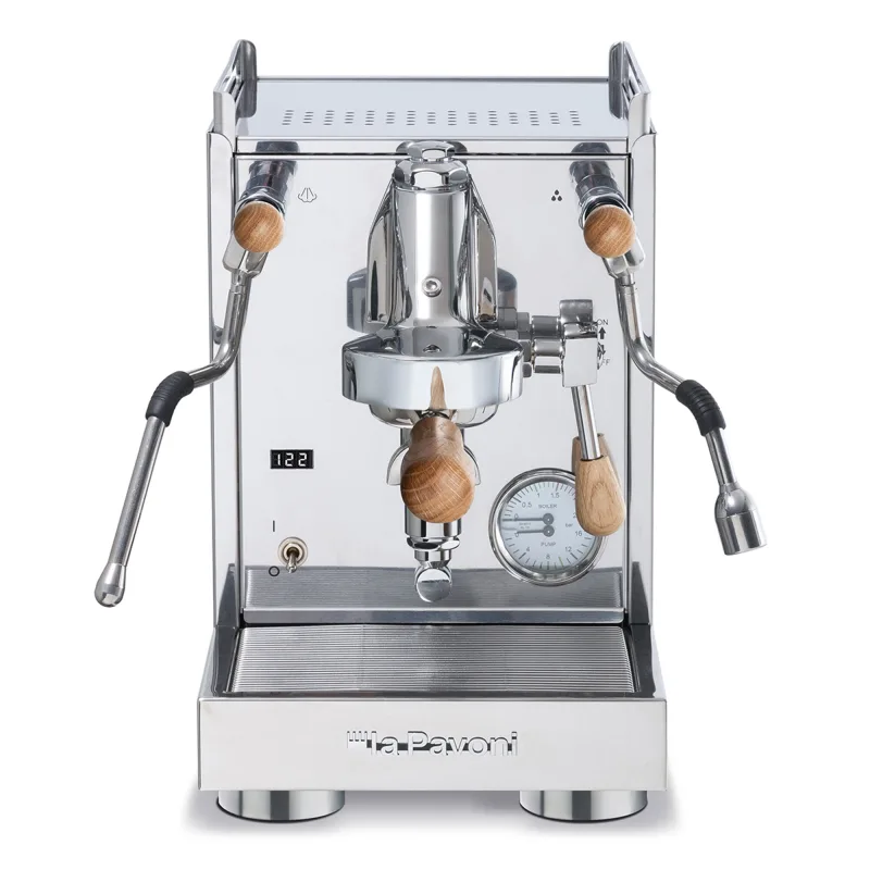 La pavoni Mini Cellini X espressomaskine, rustfrit stål