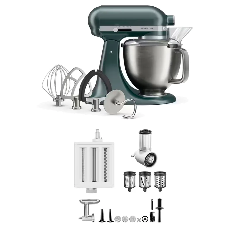 Kitchenaid Artisan Plus køkkenmaskine med tilbehørspakke 4,7 liter, juniper