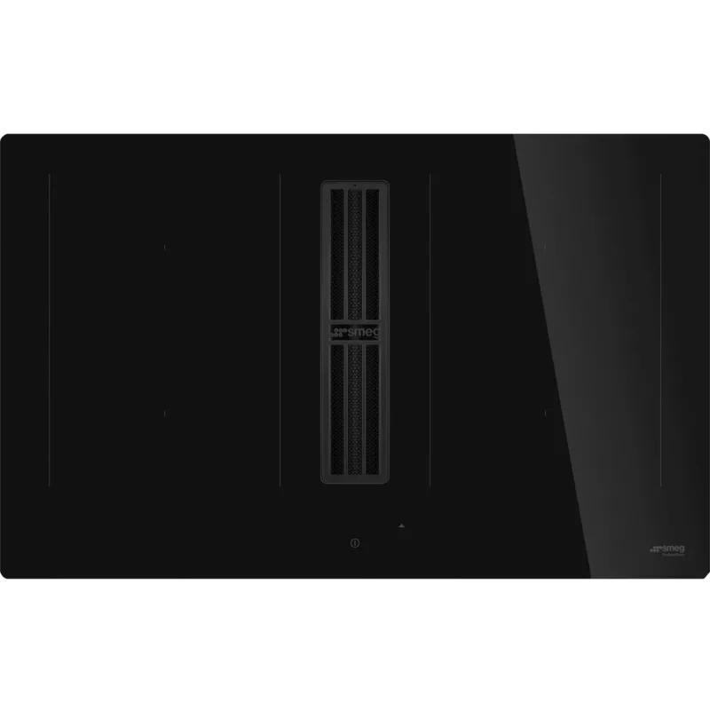 Smeg HOBD482D2 induktionskogeplade med emhætte 83 cm, sort
