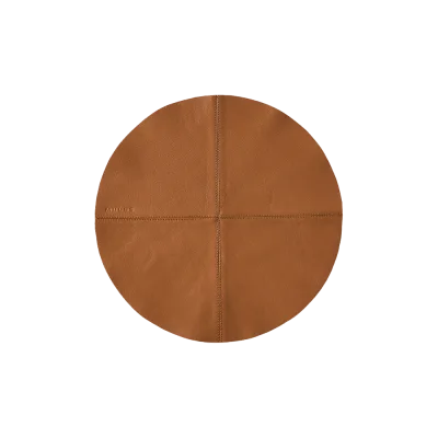 Camou rund dækkeserviet 36 cm - Brun