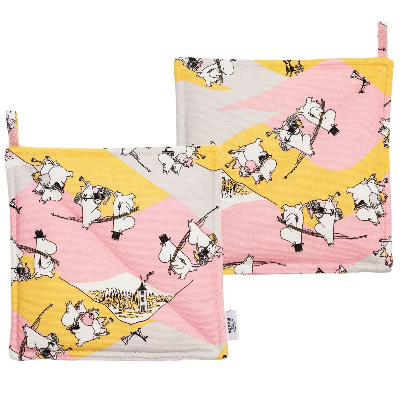 Moomin arabia Mumi grydelapper 2 stk., Familiehygge