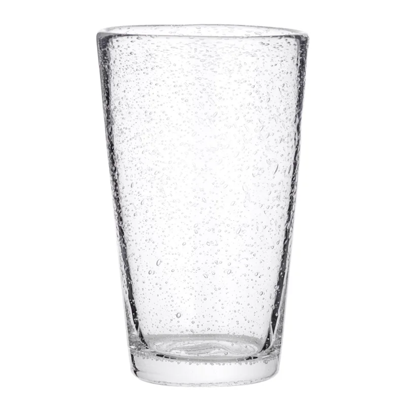 Broste Bubble højt glas 45 cl, klar