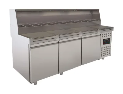 CombiSteel pizzadisk - 3 skabe