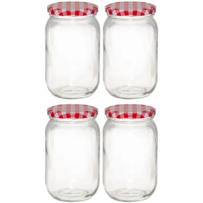 Marjukka Syltetøjsglas 720 ml 4-pak