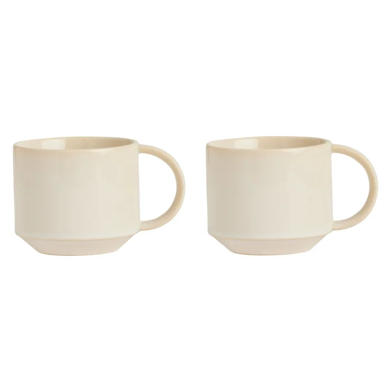 Oyoy living design Yuka kop, offwhite, pakke med 2
