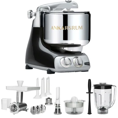 Ankarsrum AKM 6230 Køkkenmaskine + Deluxe pakke, Black Diamond