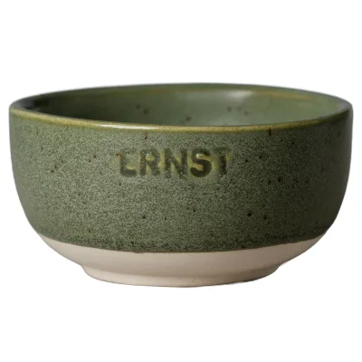 Ernst Skål grøn/natur 8 cm
