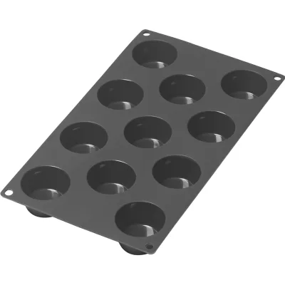 Lékué Mini-muffins silikoneform 11 huller, sort