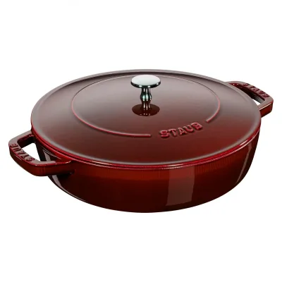 Staub Chistera traktørpande 24 cm, rød