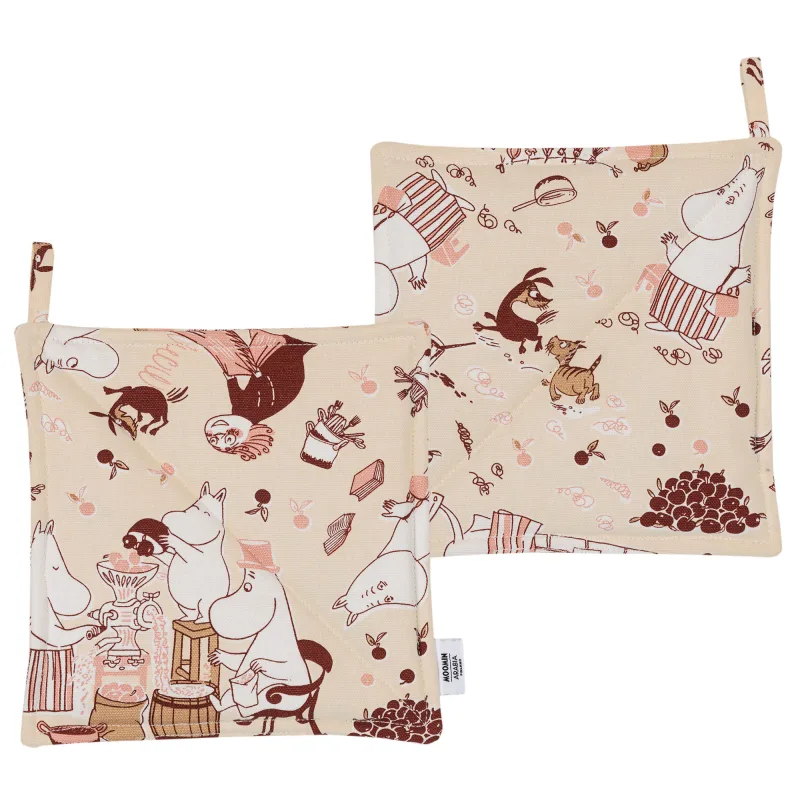 Moomin arabia Hjemmelig hygge grydelap 22 × 22 cm