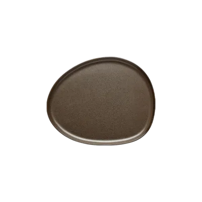 Raw Organic frokosttallerken - Metallic Brown