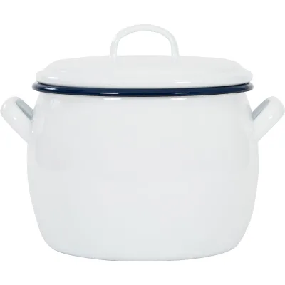 Kockums jernverk Gryde 4 liter, hvid