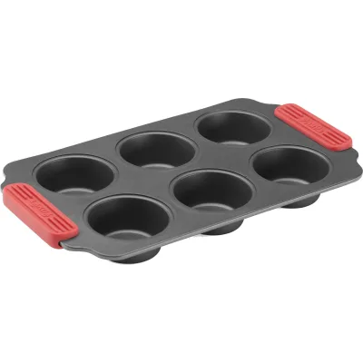 Lékué Non-stick 6 minimuffins, grå