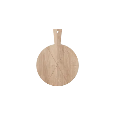 Rundt tapasbræt i eg - 28 cm