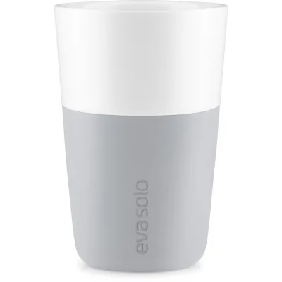 Eva solo Café Latte krus, 2 stk. Mable grey