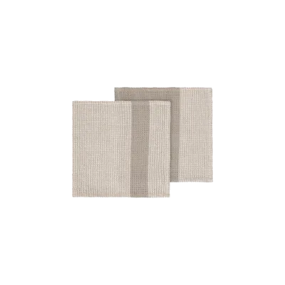 Gano karklud 25x25 cm 2-pak - Moonbeam/Mourning Dove